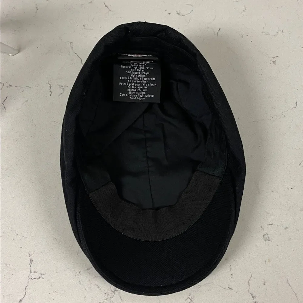 Harley-Davidson Men’s Cotton Ivy Cap News Boy Hat Black Biker Motorcycle Small
